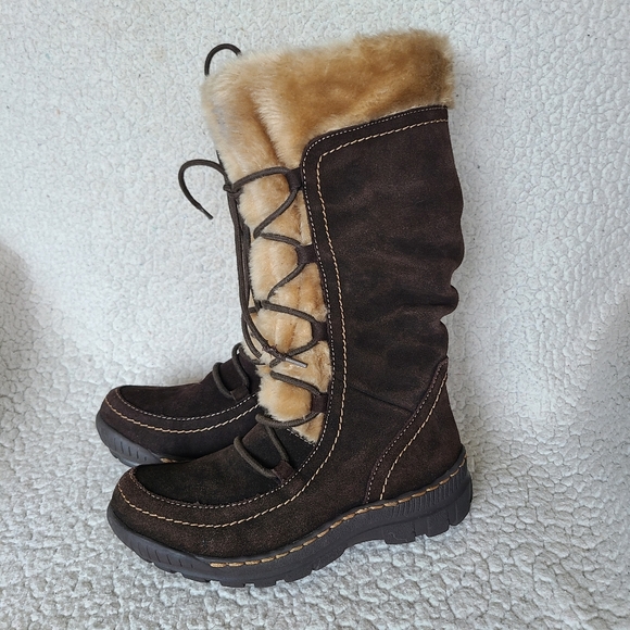 Naturalizer - Devan - suede and faux fur boots - Picture 7 of 11
